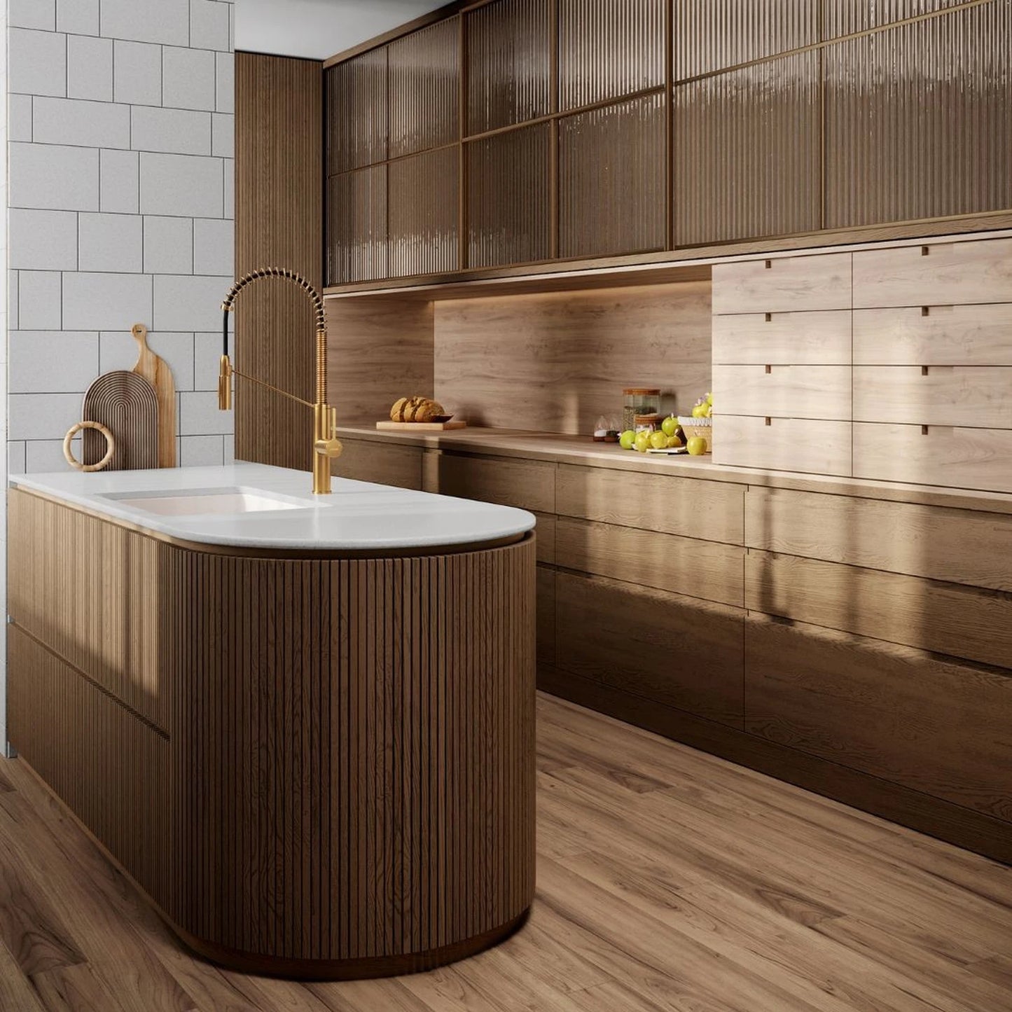 TORNEIRA MONOCOMANDO Q/F CELINE DOURADO ESCOVADO