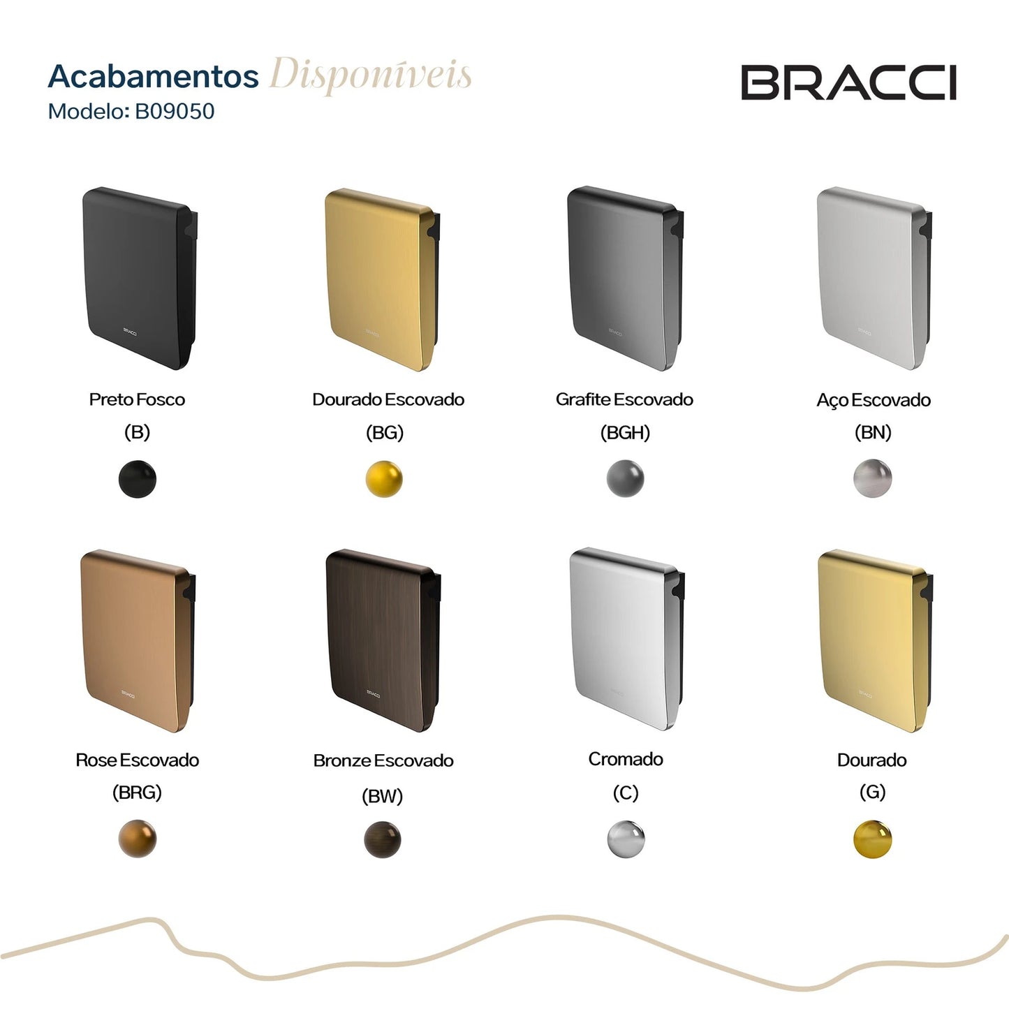 ACABAMENTO DE VALVULA DESCARGA HYDRA/DOCOL BRONZE ESCOVADO