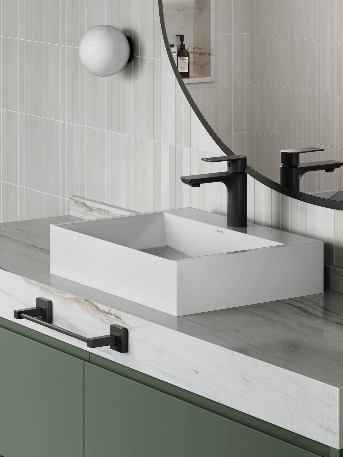 TOALHEIRO ROSTO ESSENCE PRETO