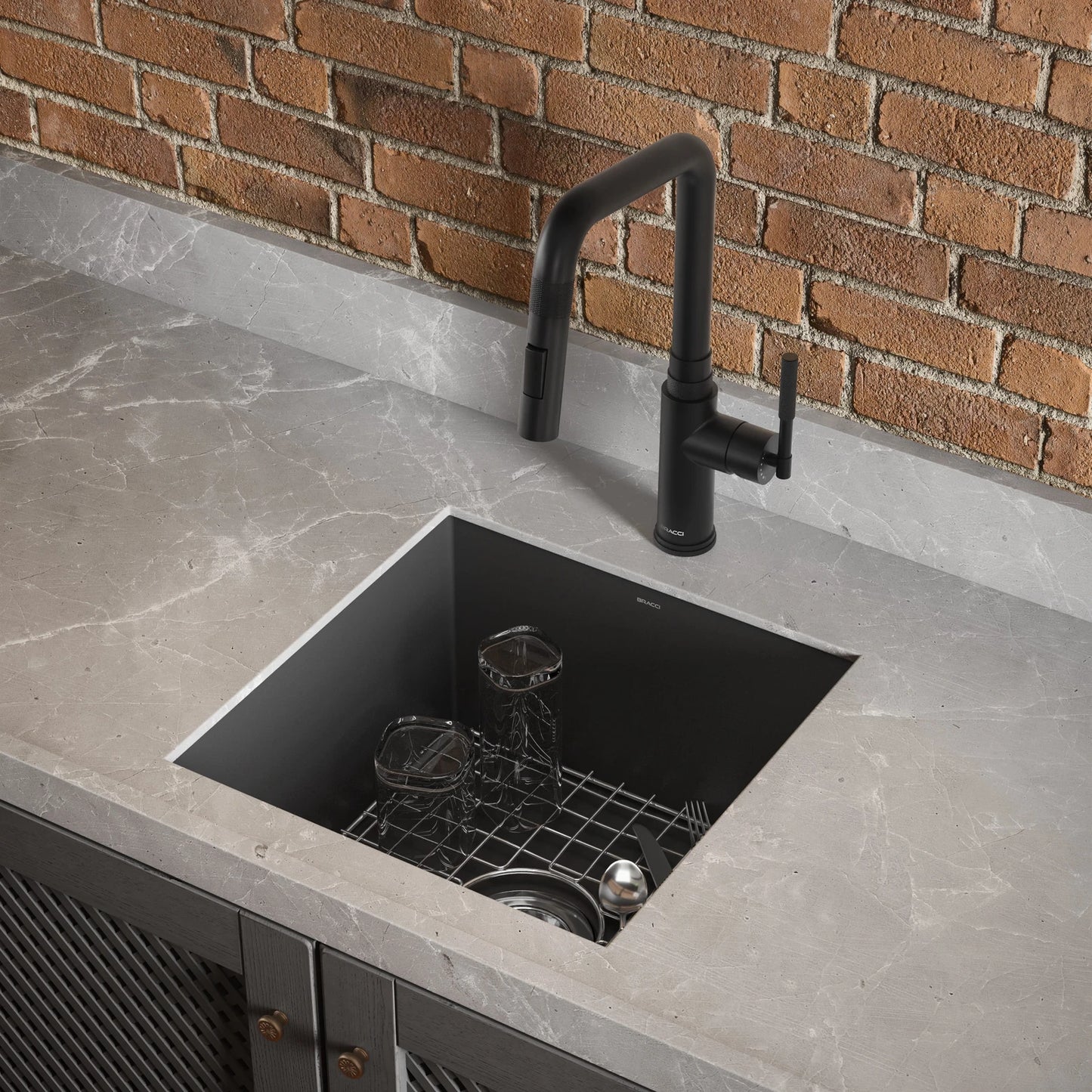 CUBA DE COZINHA QUARTZO 45CM