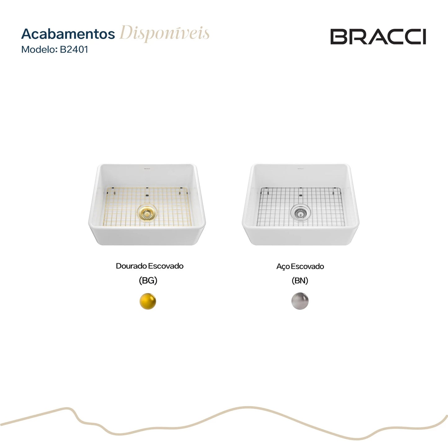 CUBA FARM SINK EM FIRECLAY 60CM