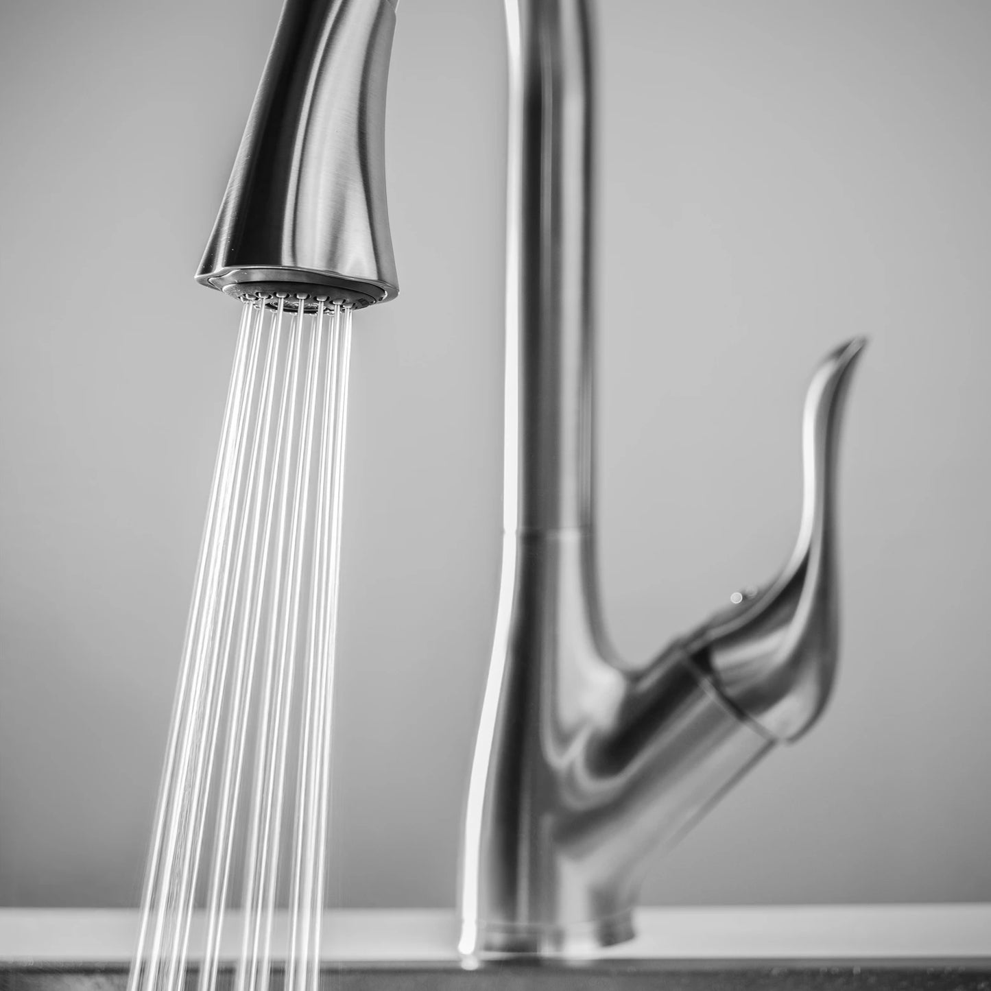 TORNEIRA MONOCOMANDO Q/F ST LOUISE AÇO ESCOVADO