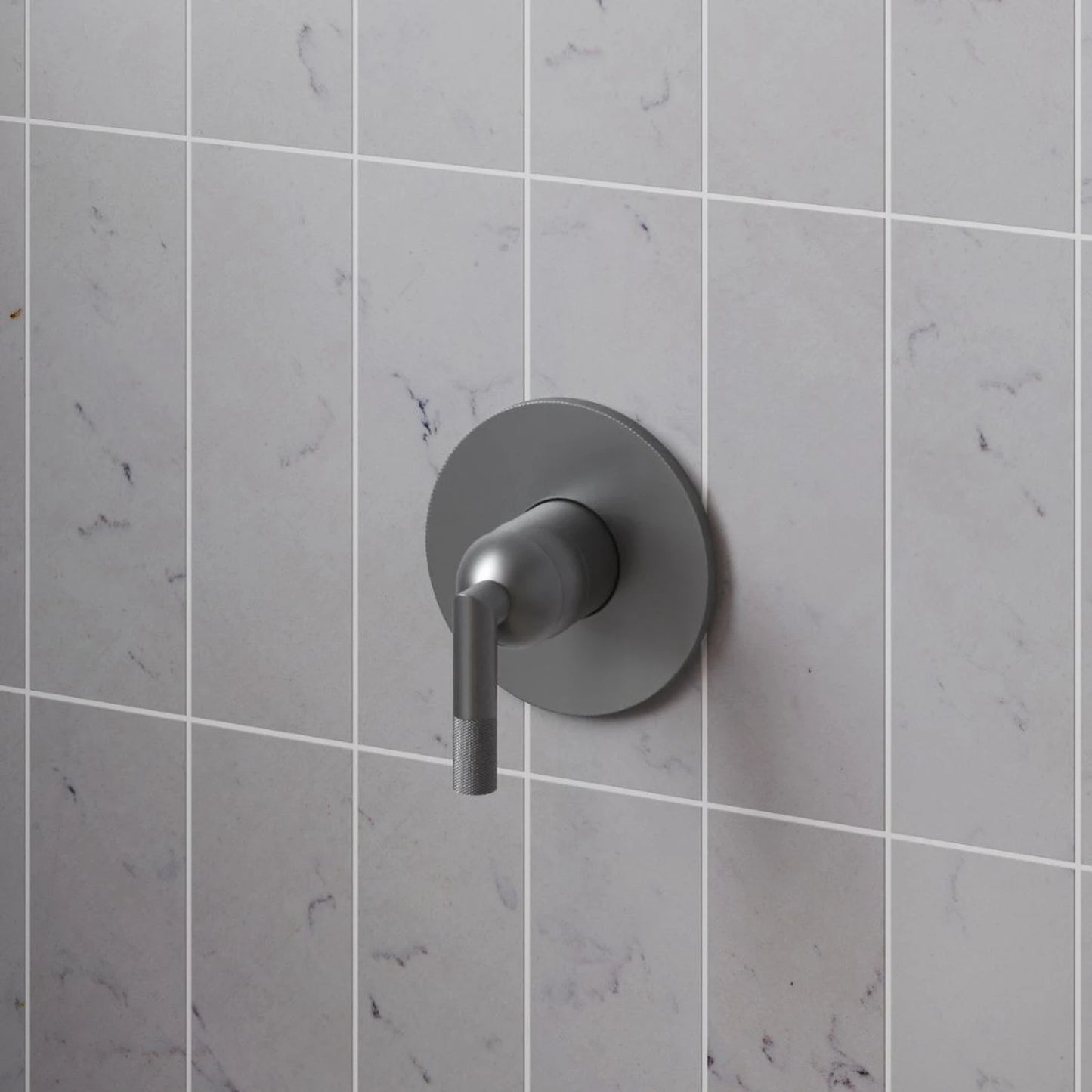 ACABAMENTO MONOCOMANDO DE CHUVEIRO ARIA GRAFITE ESCOVADO