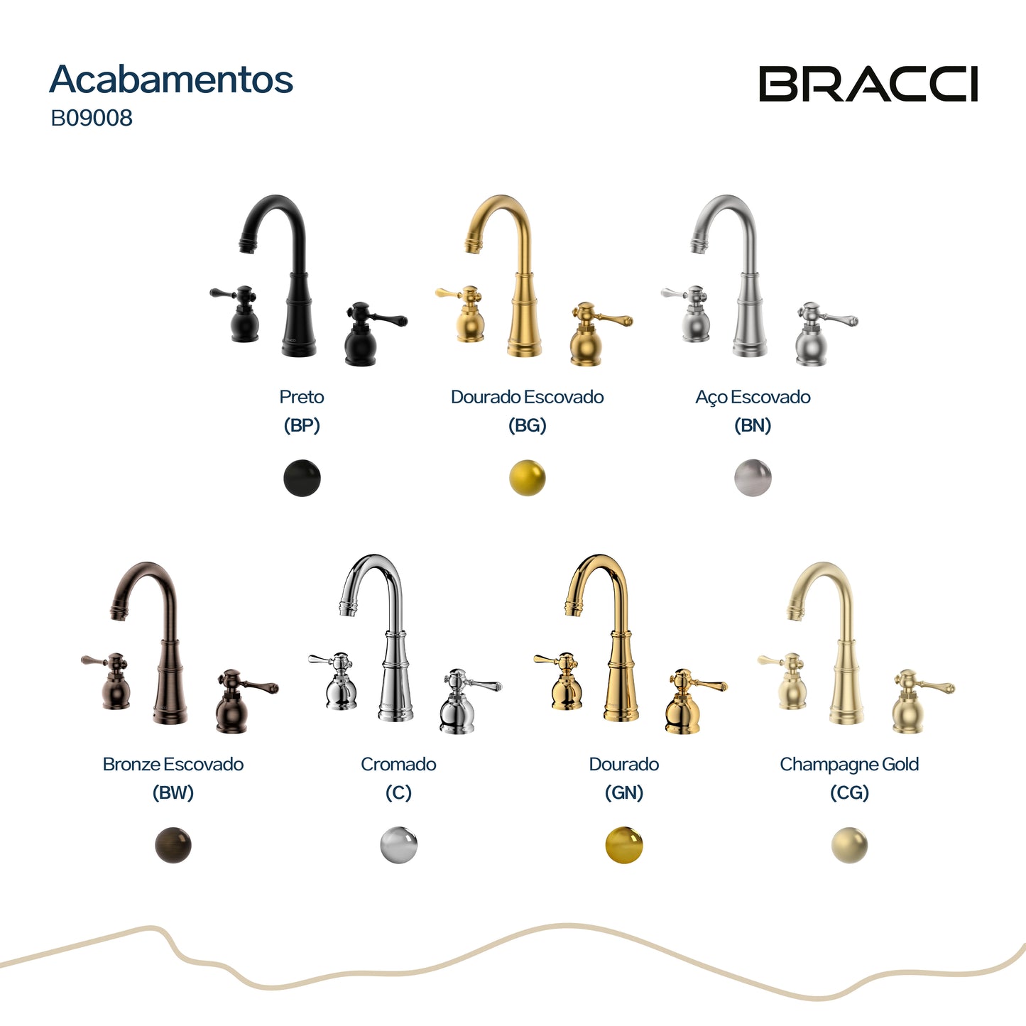 MISTURADOR DUPLO COM PRETO FOSCO ST CLAIRE PVD