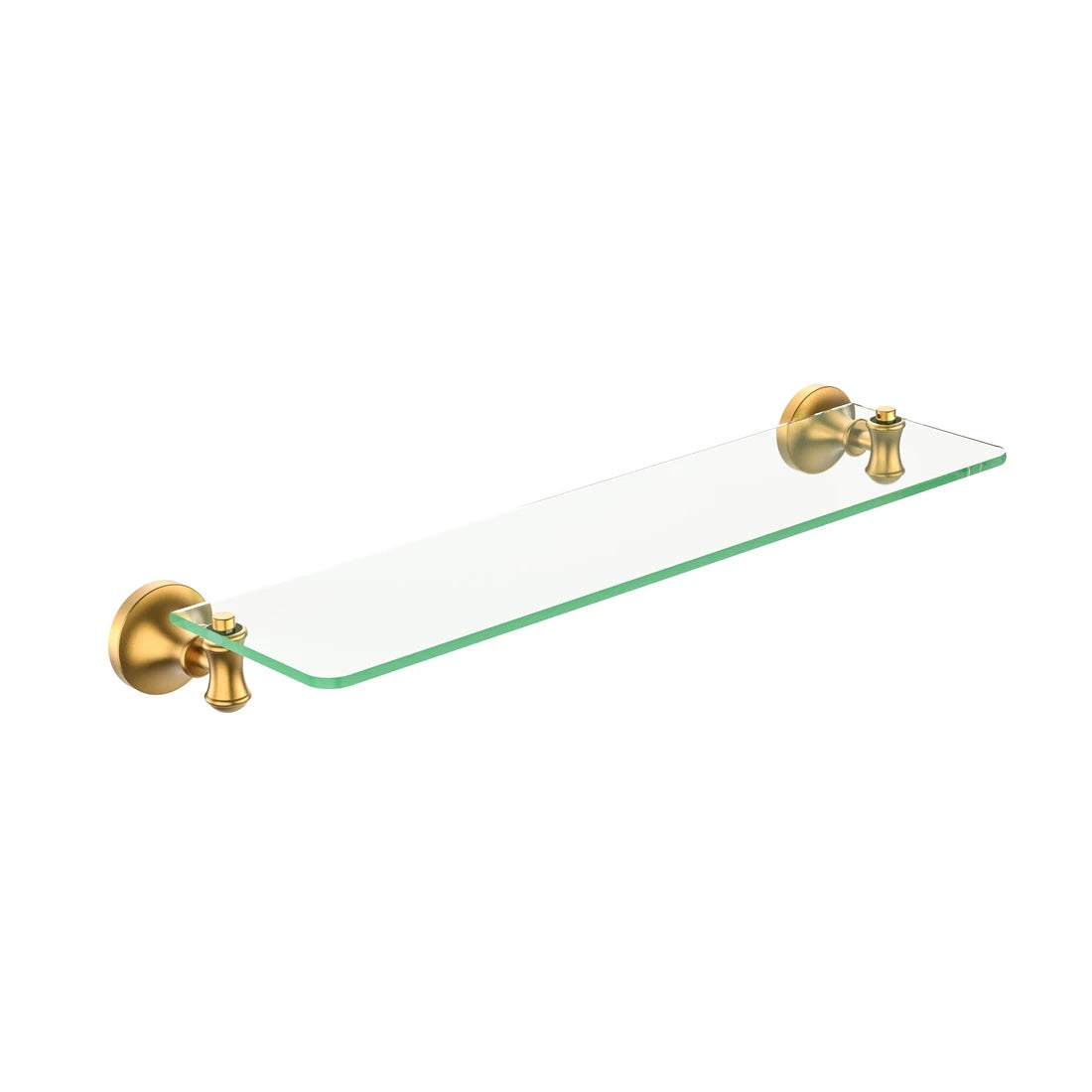 PRATELEIRA VIDRO DOURADO ESCOVADO