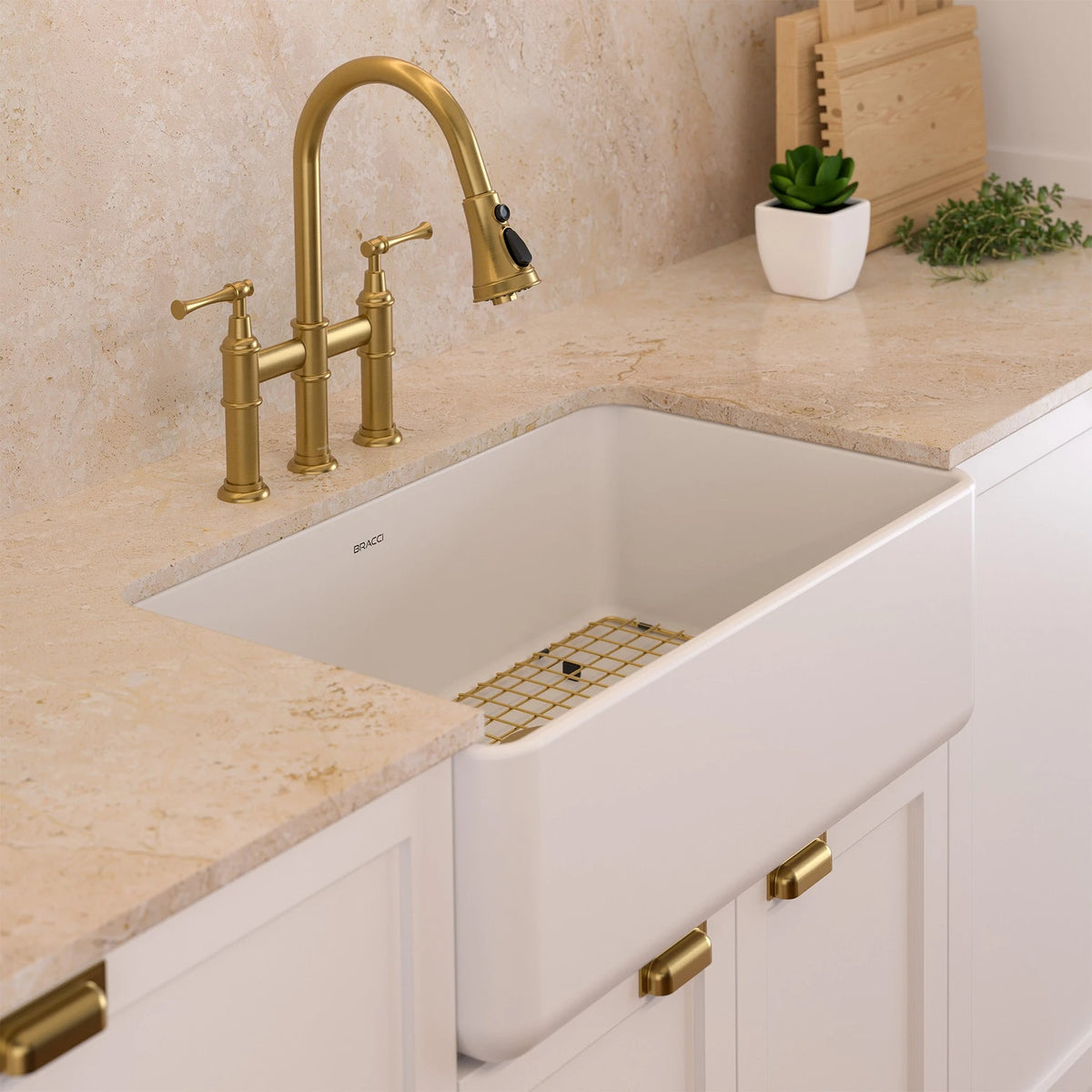 CUBA FARM SINK EM FIRECLAY 76 CM
