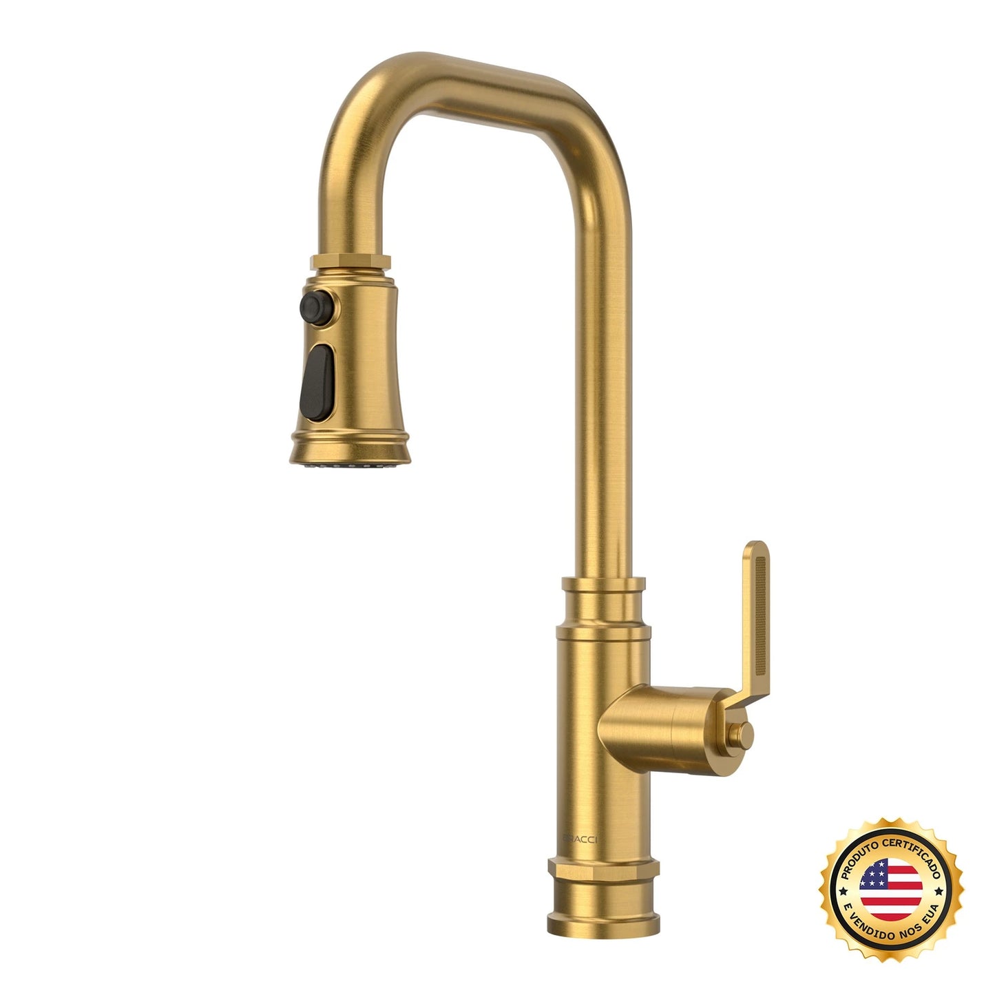 TORNEIRA MONOCOMANDO Q/F INDUSTRIAL DOURADO ESCOVADO