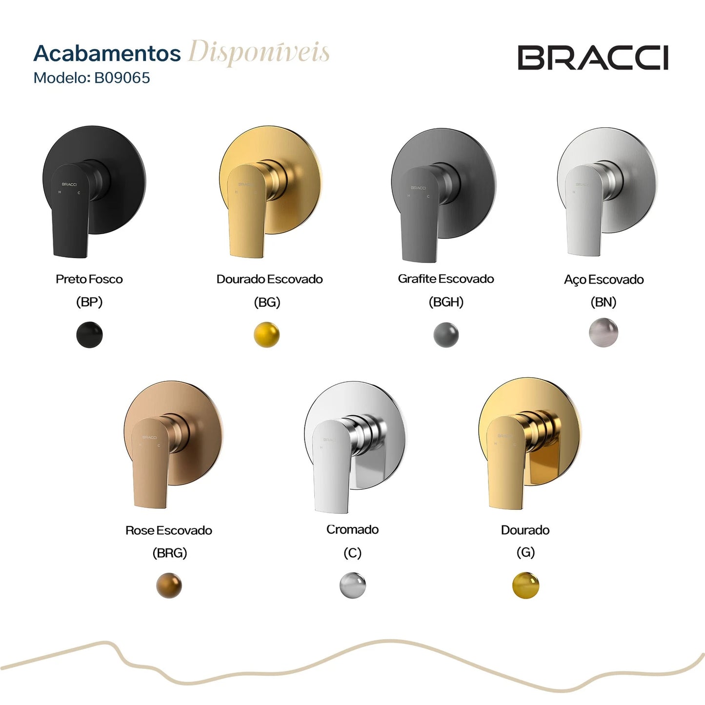 ACABAMENTO MONOCOMANDO CHUVEIRO DOCOL 3/4 ROSE ESCOVADO