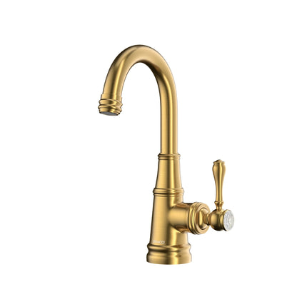 TORNEIRA MONOCOMANDO Q/F ST CLAIRE DOURADO ESCOVADO