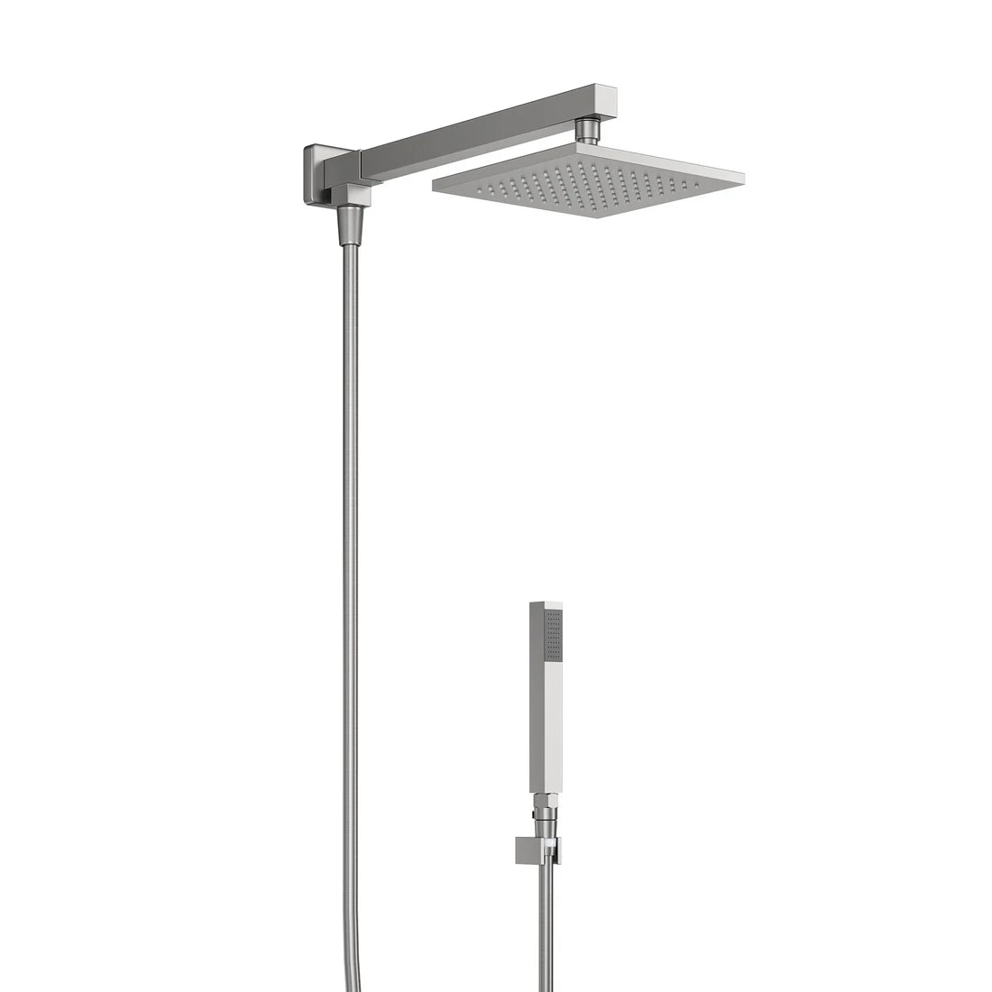 CHUVEIRO COM DESVIADOR AÇO ESCOVADO VERCCI