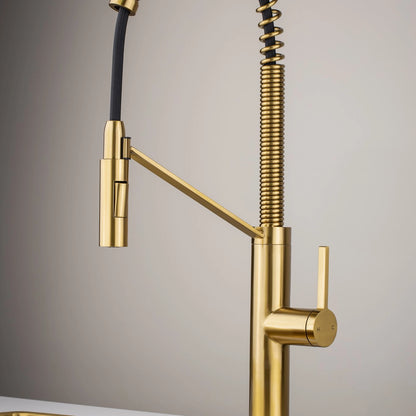 TORNEIRA MONOCOMANDO Q/F CELINE DOURADO ESCOVADO