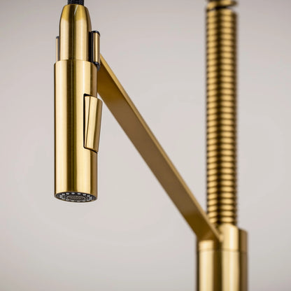 TORNEIRA MONOCOMANDO Q/F CELINE DOURADO ESCOVADO