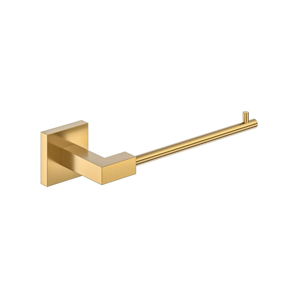 PORTA PAPEL HIGIÊNICO DOURADO ESCOVADO VENZA