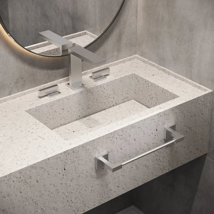 TORNEIRA DUPLO COMANDO Q/F VERCCI AÇO ESCOVADO