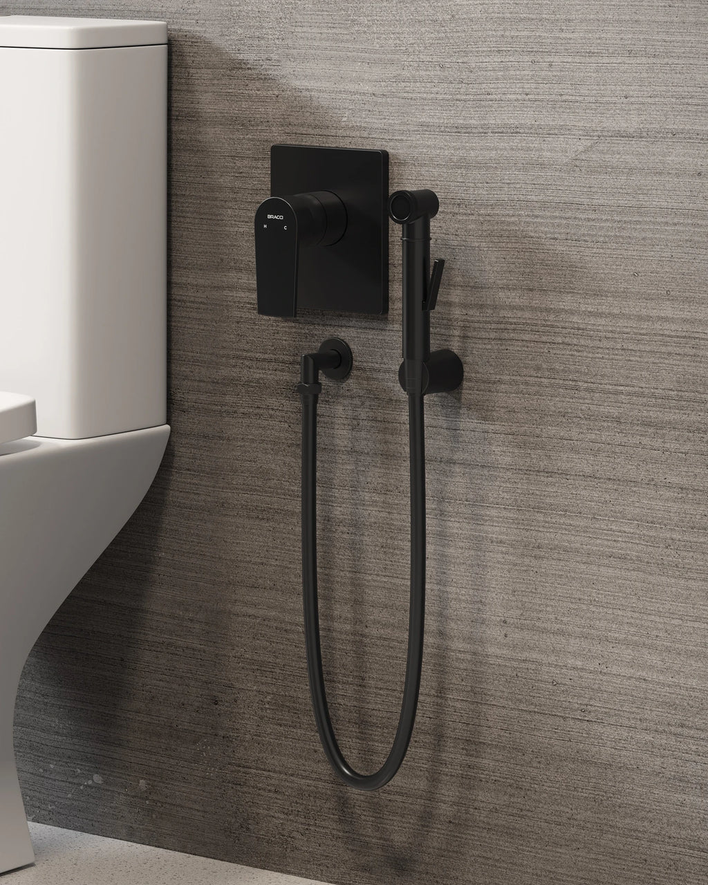 KIT DUCHA HIGIÊNICA QUENTE/FRIA PRETO