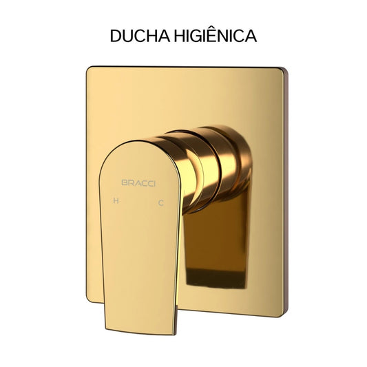 ACABAMENTO MONOCOMANDO DUCHA HIGIÊNICA DOURADO