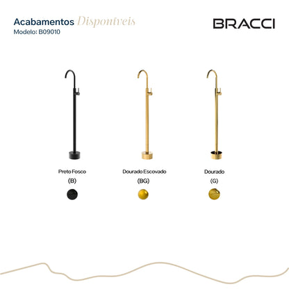 TORNEIRA MONOCOMANDO DE PISO Q/F PARA CUBA DOURADO