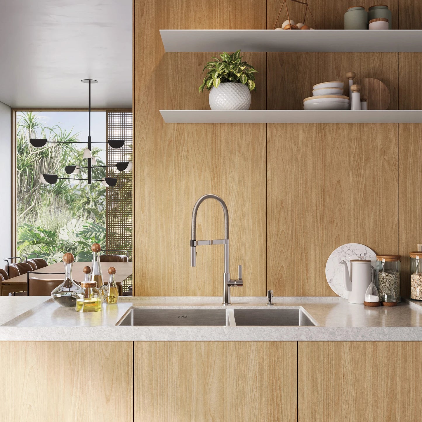 TORNEIRA MONOCOMANDO Q/F LA BELLE SPRING CROMADO