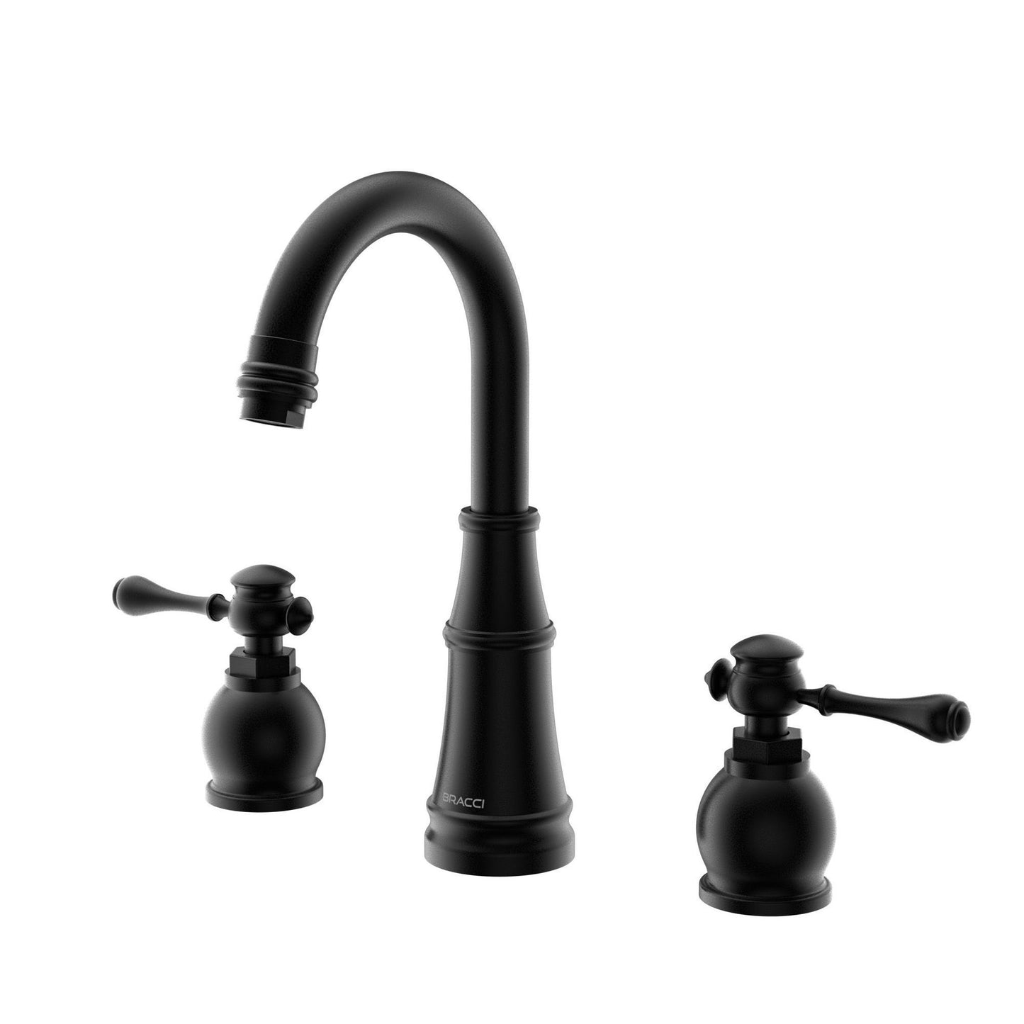 MISTURADOR DUPLO COM PRETO FOSCO ST CLAIRE PVD