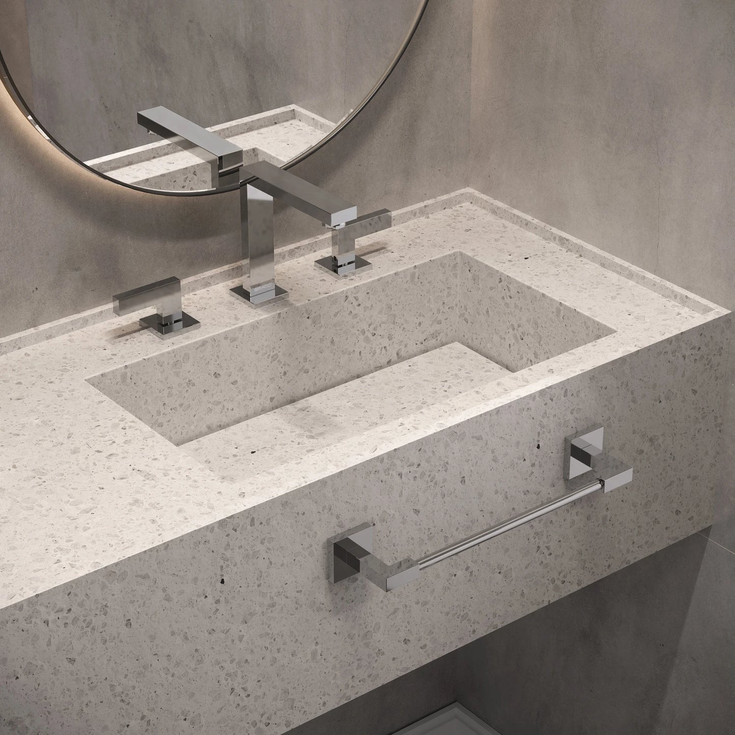 TORNEIRA DUPLO COMANDO Q/F VERCCI CROMADO