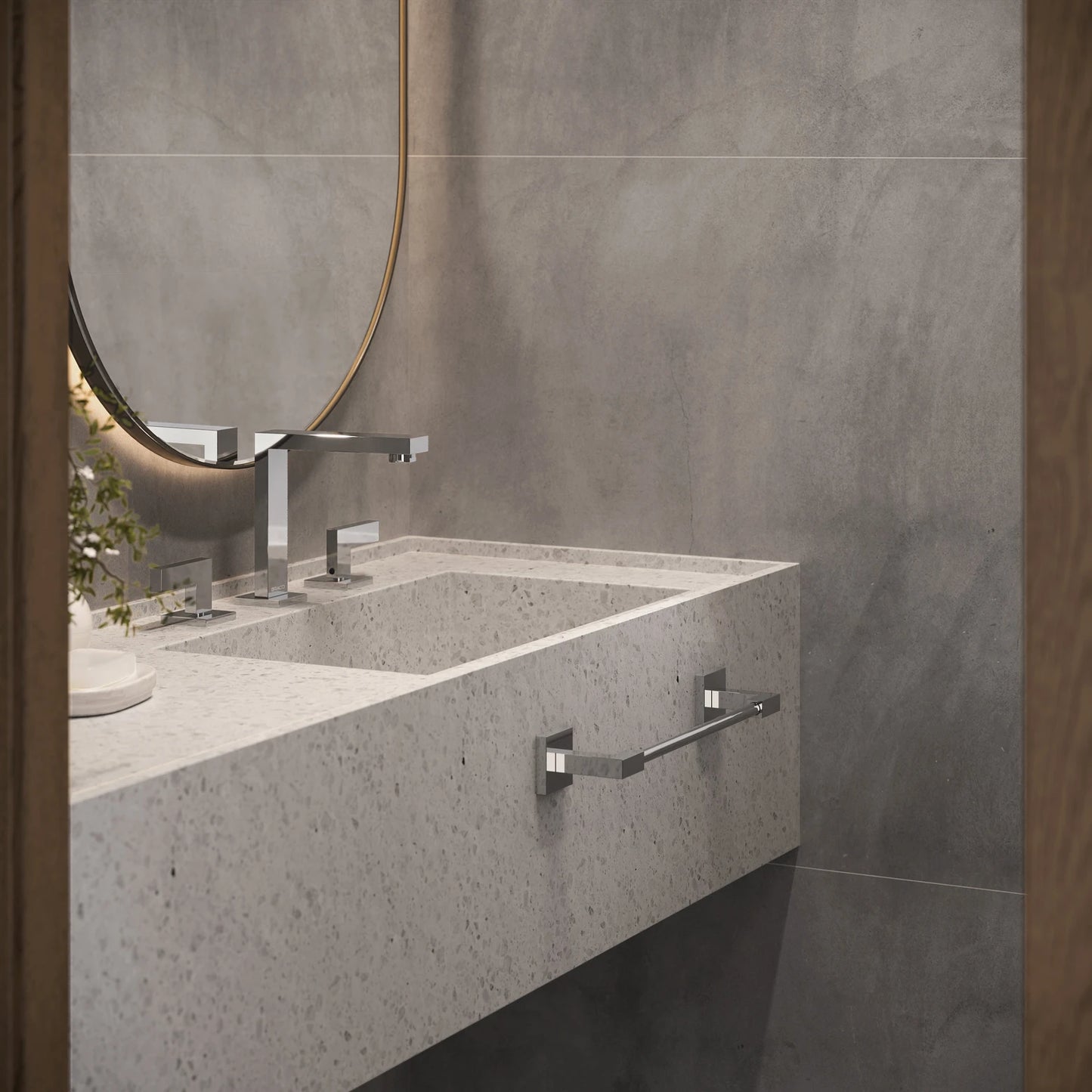 TORNEIRA DUPLO COMANDO Q/F VERCCI CROMADO