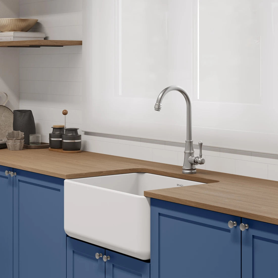 TORNEIRA MONOCOMANDO Q/F ST CLAIRE AÇO ESCOVADO