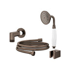 KIT DESVIADOR CHUVEIRO DE TETO CLÁSSICO BRONZE ESCOVADO