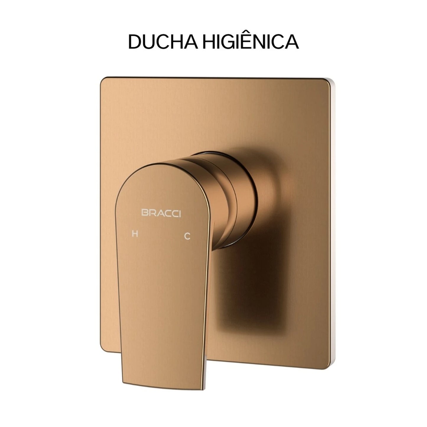 ACABAMENTO MONOCOMANDO DE DUCHA HIGIÊNICA ROSE ESCOVADO