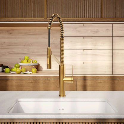 TORNEIRA MONOCOMANDO Q/F CELINE DOURADO ESCOVADO