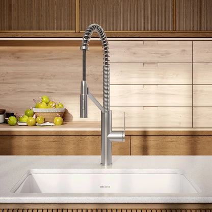 TORNEIRA MONOCOMANDO Q/F CELINE AÇO ESCOVADO