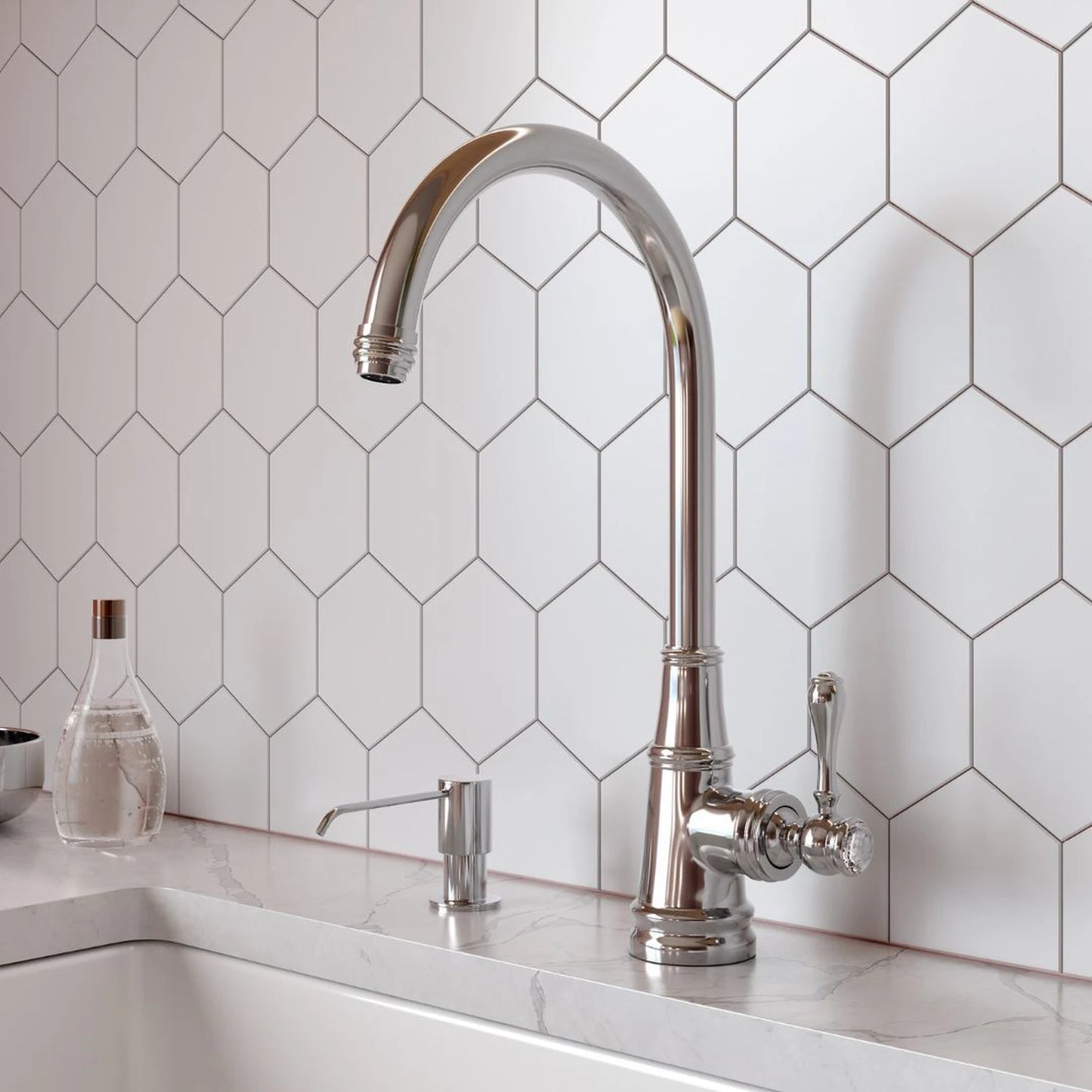 TORNEIRA MONOCOMANDO Q/F ST CLAIRE CROMADO