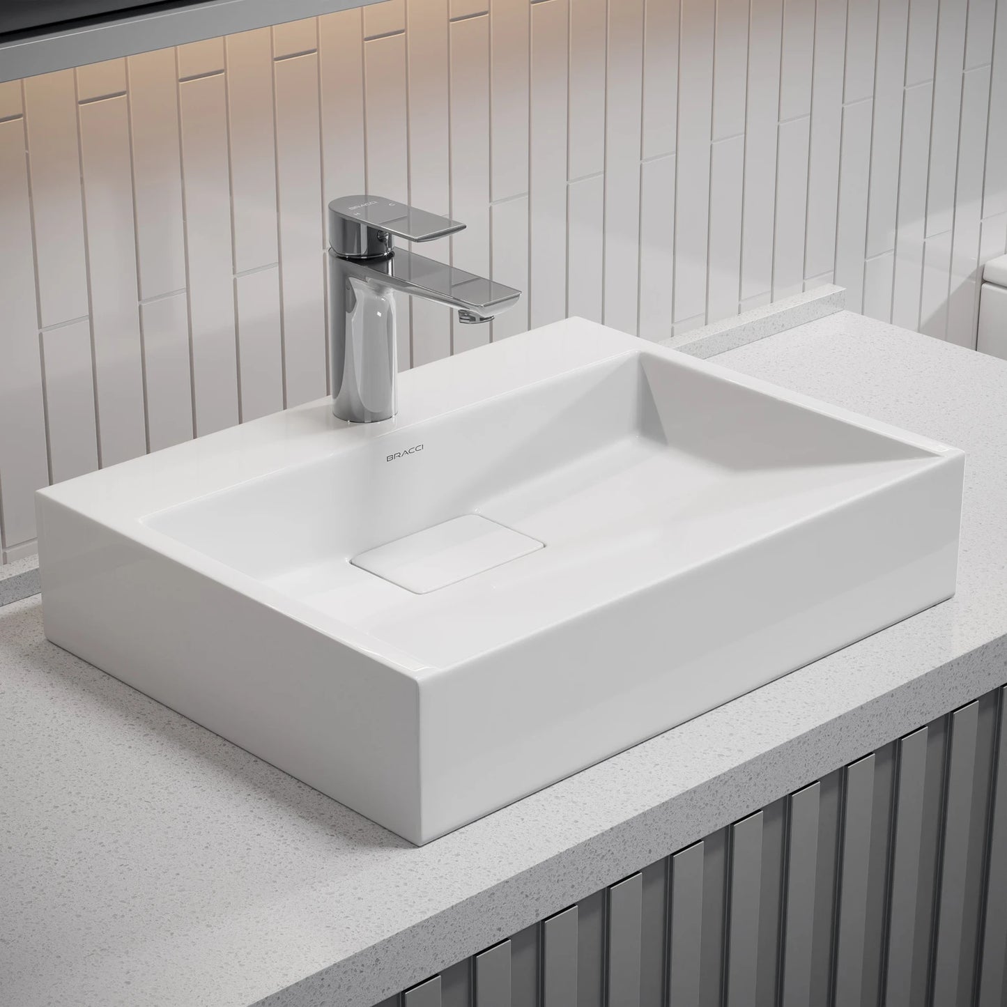 CUBA VIGGO 50CM BRANCO BRILHO