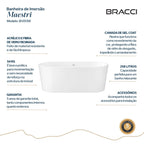BANHEIRA DE IMERSÃO MAESTRI 1.69 M