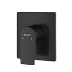 ACABAMENTO MONOCOMANDO CHUVEIRO PRETO FOSCO PVD