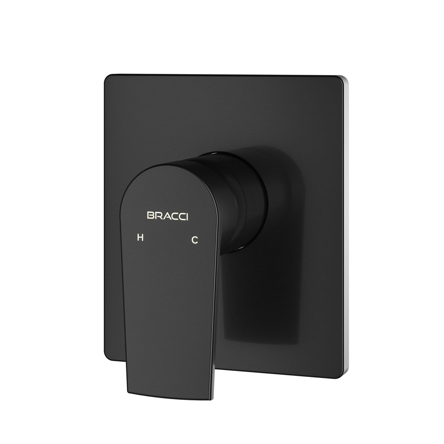 ACABAMENTO MONOCOMANDO CHUVEIRO PRETO FOSCO PVD