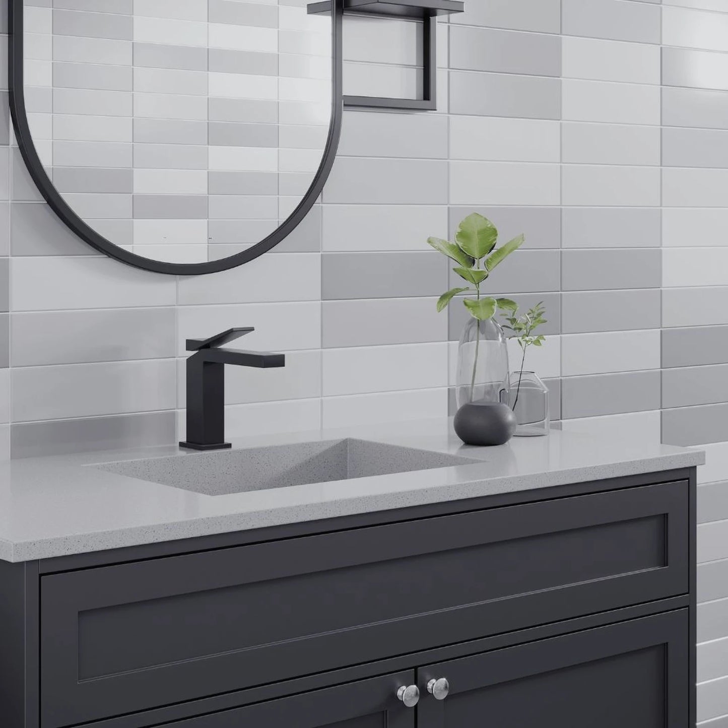 TORNEIRA MONOCOMANDO Q/F NEW VERCCI PRETO