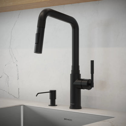 TORNEIRA MONOCOMANDO Q/F ALLURE PRETO FOSCO