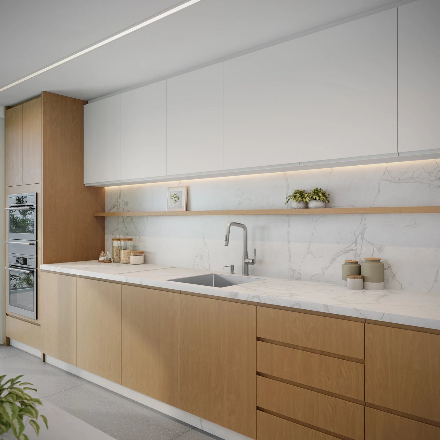 TORNEIRA MONOCOMANDO Q/F ALLURE AÇO ESCOVADO