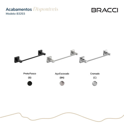 TOALHEIRO ROSTO ESSENCE AÇO ESCOVADO
