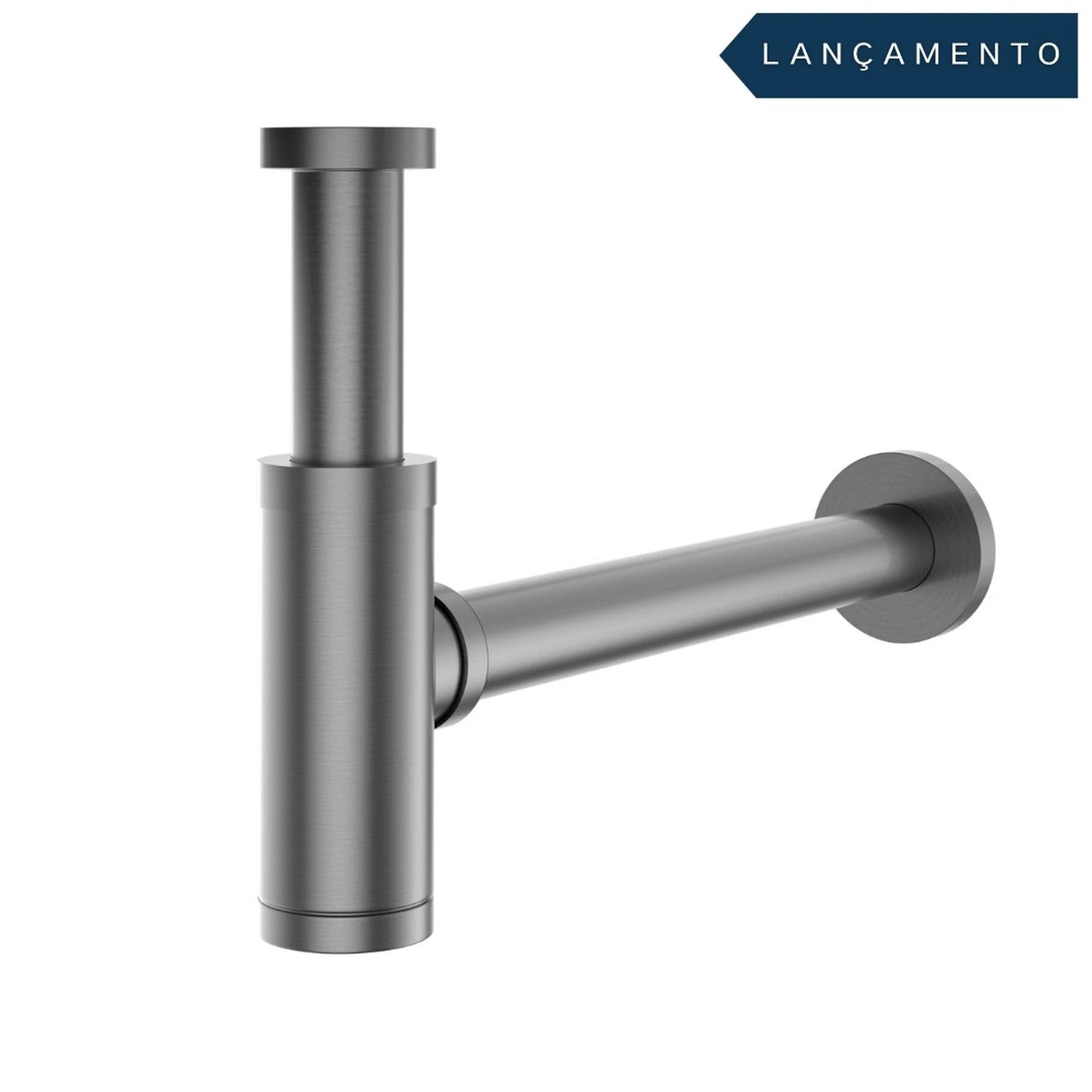 SIFÃO GRAFITE ESCOVADO