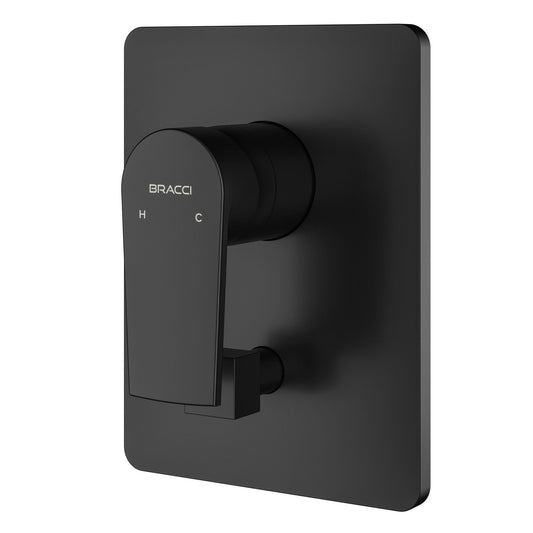 ACABAMENTO MONOCOMANDO CHUVEIRO COM DESVIADOR PRETO PVD