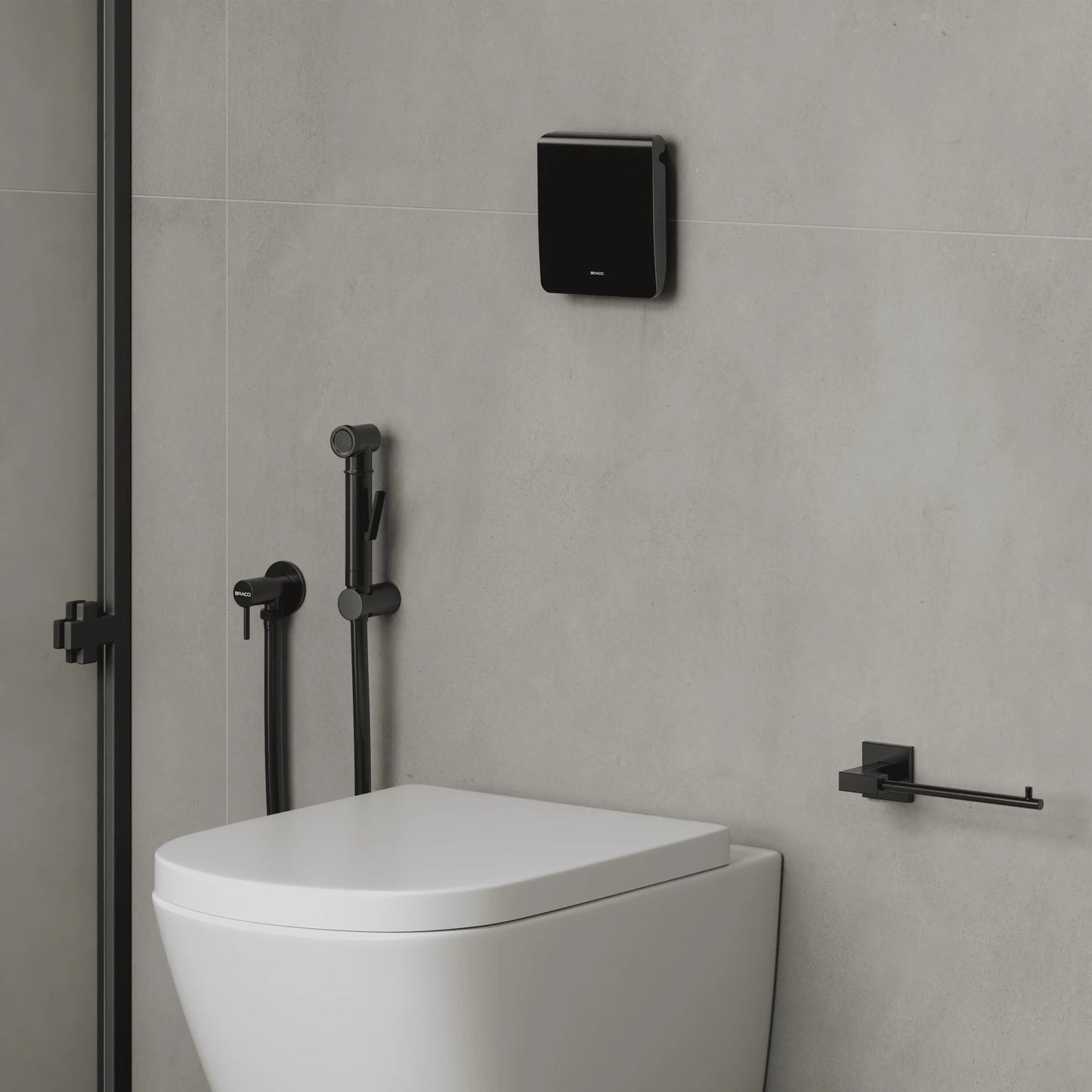 ACABAMENTO DE VALVULA DESCARGA HYDRA/DOCOL PRETO