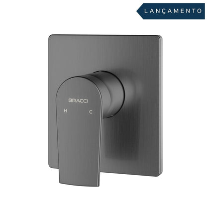 ACABAMENTO MONOCOMANDO CHUVEIRO GRAFITE ESCOVADO