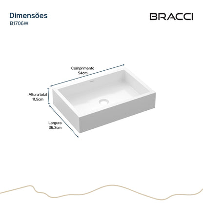 CUBA VIGGO 54CM BRANCO BRILHO