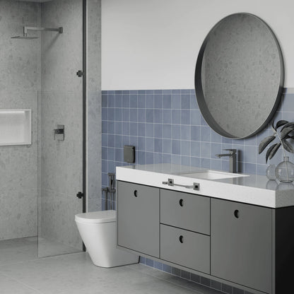 ACABAMENTO MONOCOMANDO CHUVEIRO GRAFITE ESCOVADO