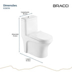 BACIA SANITÁRIA MONOBLOCO ALLEGRA BRANCA