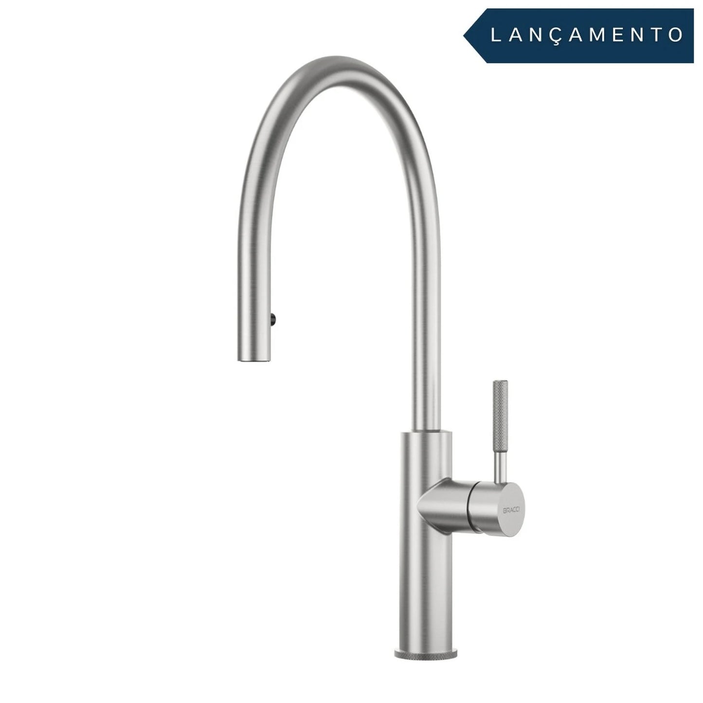 TORNEIRA MONOCOMANDO Q/F ST LOUISE PLUS AÇO ESCOVADO