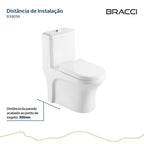 BACIA SANITÁRIA MONOBLOCO ALLEGRA BRANCA