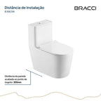 BACIA SANITÁRIA MONOBLOCO RIVA BRANCA