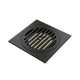 RALO PISO 15X15 PRETO FOSCO PVD